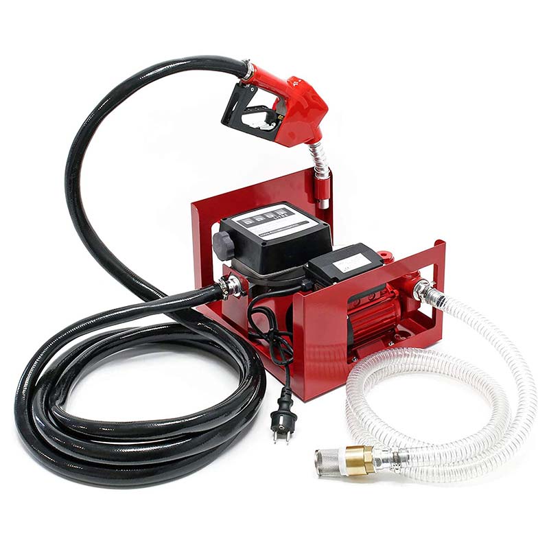 Samonasávacie elektrické olejové čerpadlo na naftu so 4-miestnym prietokomerom