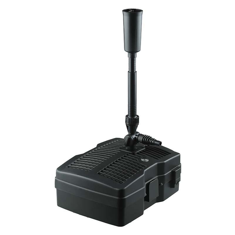 Vodopádové jazierkové fontánové čerpadlo s rôznymi tryskami